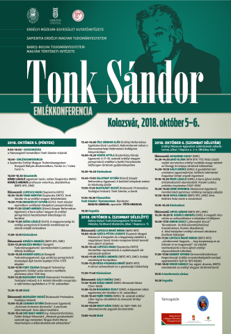 Tonk Sándor (1947-2003) emlékkonferencia