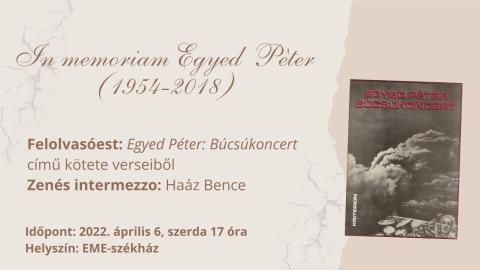 In memoriam Egyed Péter