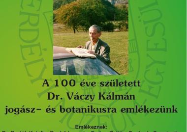Dr. Váczy Kálmán emlékkonferencia