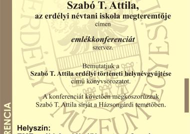 Szabó T. Attila az erdélyi névtani iskola megteremtője