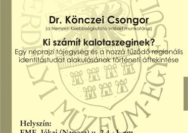 Dr. Könczei Csongor: Ki számít kalotaszeginek?