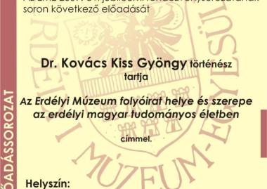 Az Erdélyi Múzeum c. folyóirat helye és szerepe az erdélyi magyar tudományos életben