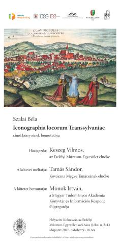 Szalai Béla: Iconographia locorum Transsylvaniae könyvbemutató