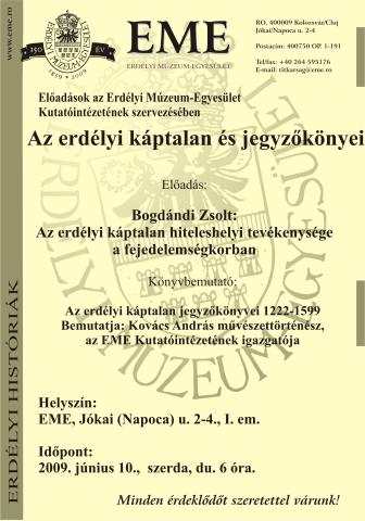 Az erdélyi káptalan jegyzőkönyvei