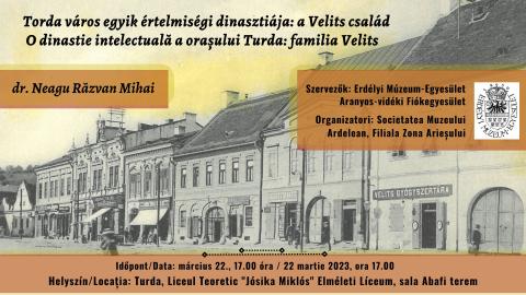 Neagu Răzvan Mihai: Torda város egyik értelmiségi dinasztiája: a Velits család