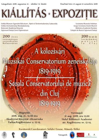 Kiállításmegnyitó: 200 éves az intézményes zeneoktatás Kolozsváron. Kezdetek.