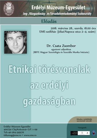 Csata Zsombor: Etnikai törésvonalak az erdélyi gazdaságban