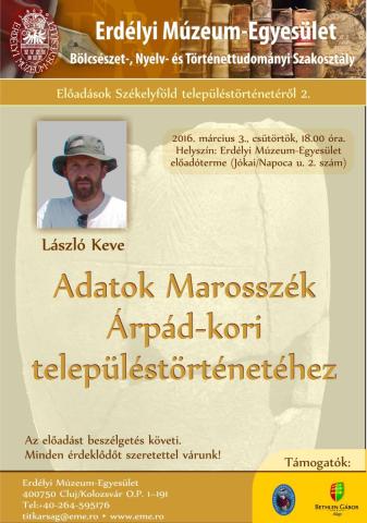 LÁSZLÓ KEVE: Adatok Marosszék Árpád-kori településtörténetéhez 