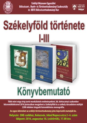 "Székelyföld története I-III" kötetek bemutatója