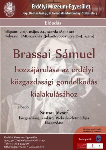 Somai József: Brassai Sámuel hozzájárulása az erdélyi közgazdasági gondolkodás kialakulásához