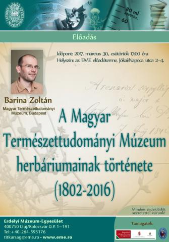 A Magyar Természettudományi Múzeum herbáriumainak története (1802-2016)