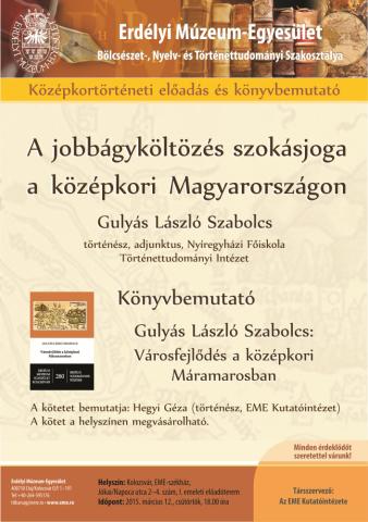 Középkortörténeti előadás és könyvbemutató