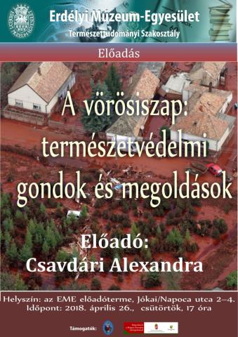Csavdári Alexandra: A vörösiszap: természetvédelmi gondok és megoldások