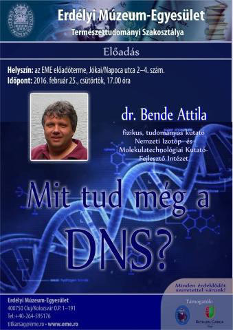 Bende Attila: Mit tud még a DNS? 