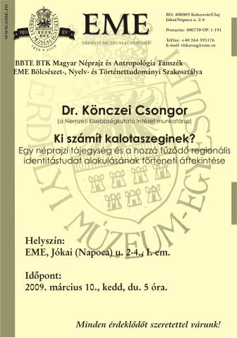 Dr. Könczei Csongor: Ki számít kalotaszeginek?